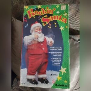 Vintage 1999 NEW IN BOX Rockin' Santa Animated Figure